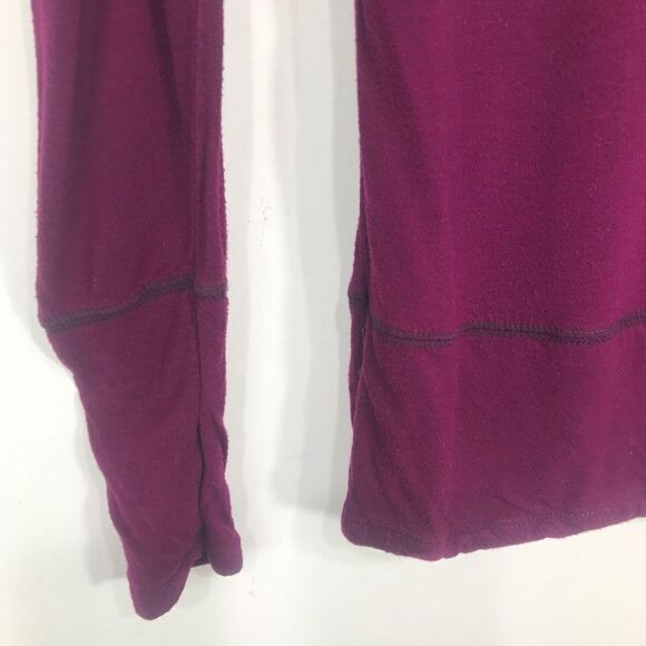 Kuhl Maroon Wool Blend Performance Base Layer Long Sleeve Pullover Shirt - Picture 10 of 15